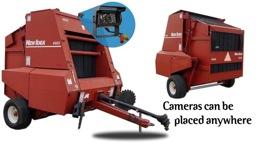 Digital Wireless 1080P Hay Baler Backup Camera System (300ft+ Range)