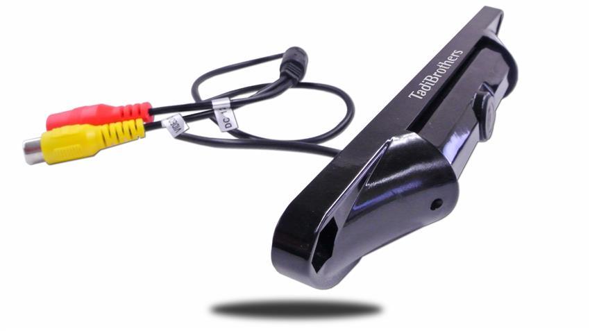 7-Inch Mirror Wireless License Plate Backup Camera For Trucks 