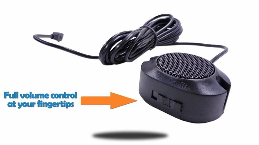 Parking Backup Sensor System with Sound and Volume Control