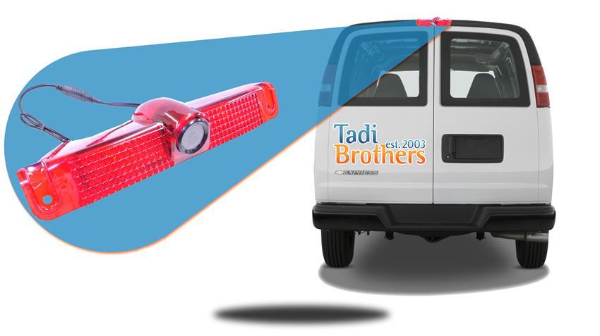 Chevrolet Express Van 3rd Brake Light Backup Mirror Camera System