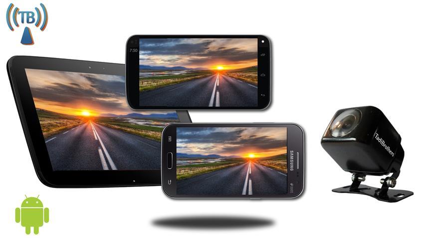 Android WiFi Split Screen Backup Camera