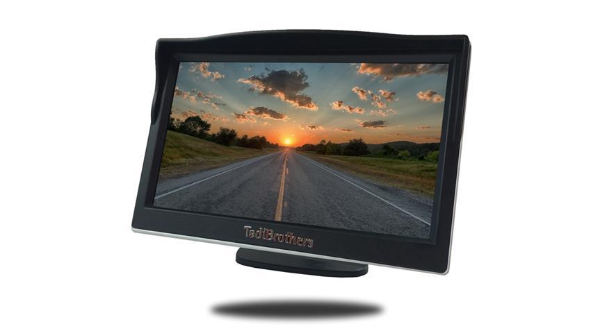License Plate Camera Bar with Built-in Heavy Duty Parking Backup Sensor and a Monitor