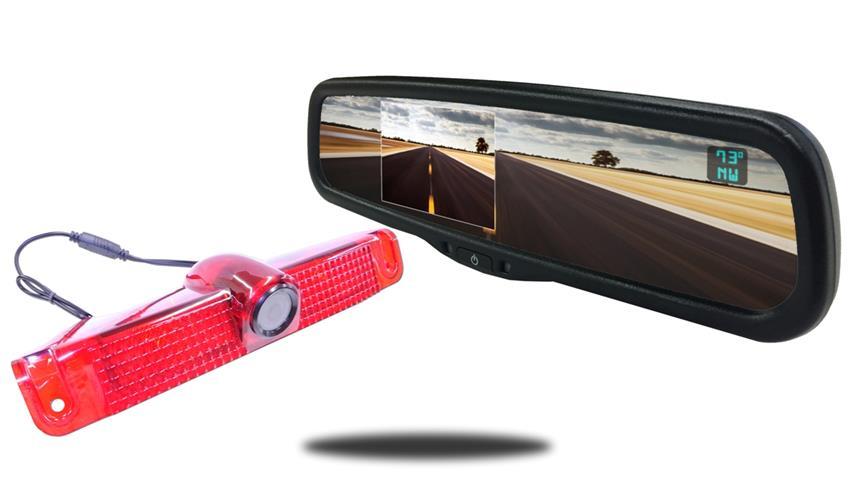 Chevrolet Express Van 3rd Brake Light Backup Mirror Camera System