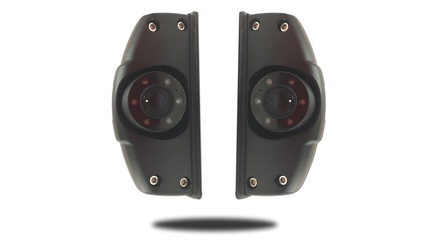 5 Pack of 3 Camera Rear-View System with Sensors for Delivery Trucks