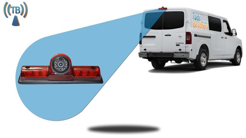 Nissan NV Van Wireless 3rd Brake Light Backup Camera System