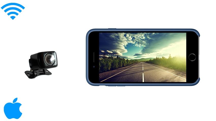 IPhone Backup Camera works with iPad, iPad mini, iPod (iOS) WiFi Adapter