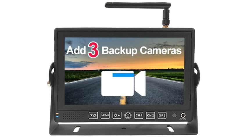 RV Touch Screen GPS Navigation System with 2 optional Backup Cameras