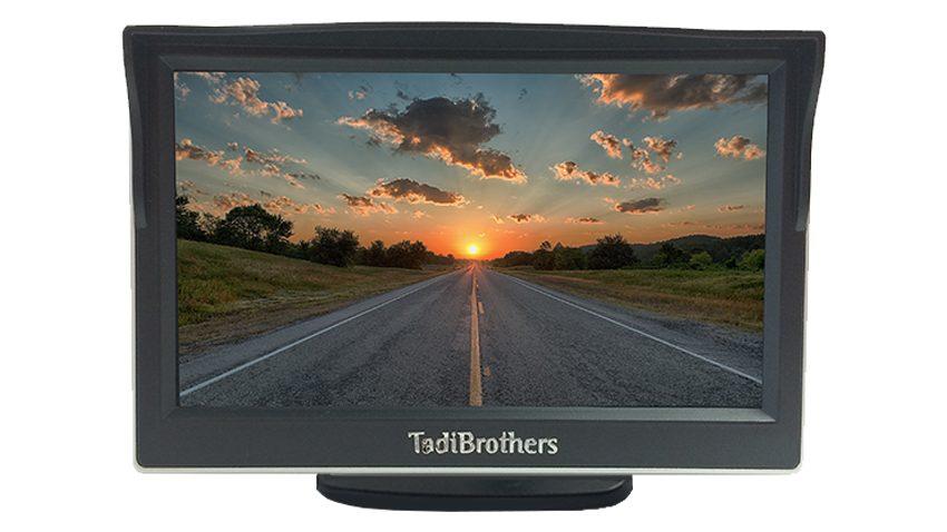 License Plate Camera Bar with Built-in Heavy Duty Parking Backup Sensor and a Monitor