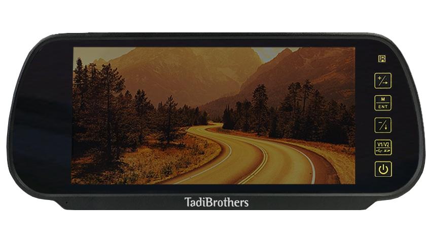 RV Backup Camera With Rear View Mirror Monitor