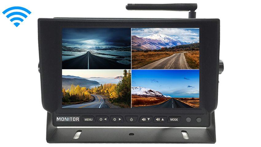 OVERSTOCK 9-inch Digital Wireless Camera System for RV with 3 Cameras (Marker Lights)