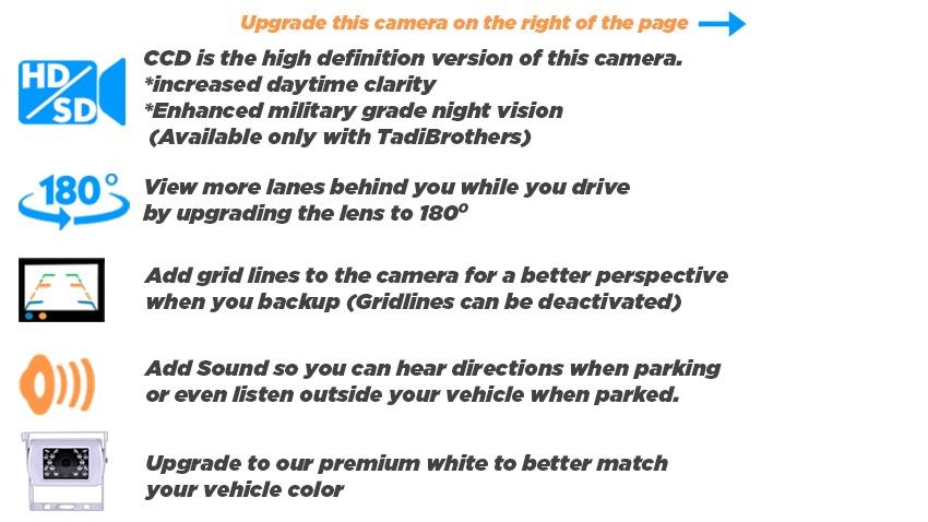 Wireless Rear-View System for RVs with 3 Cameras and Split Screen Monitor