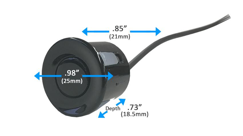 Parking Sensor System with 2.5-inch Flat Display