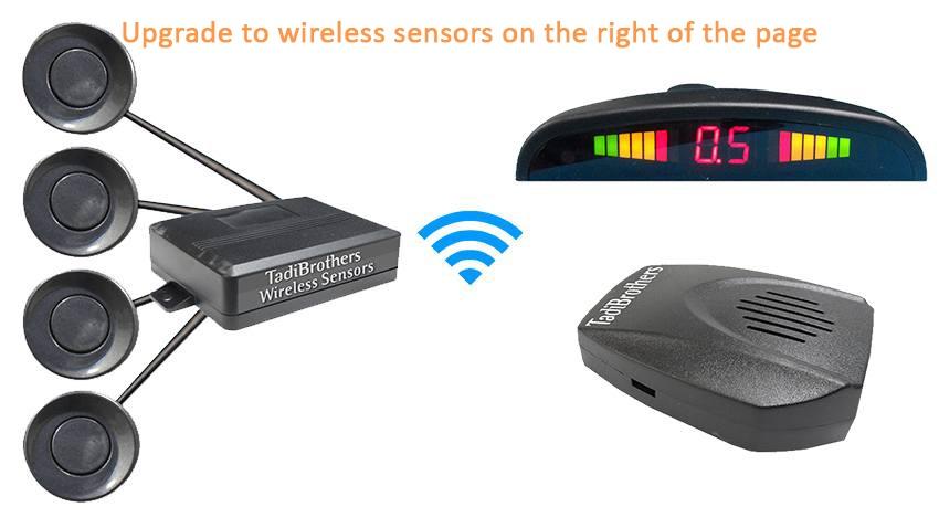 Parking Sensor System with 2.5-inch Flat Display