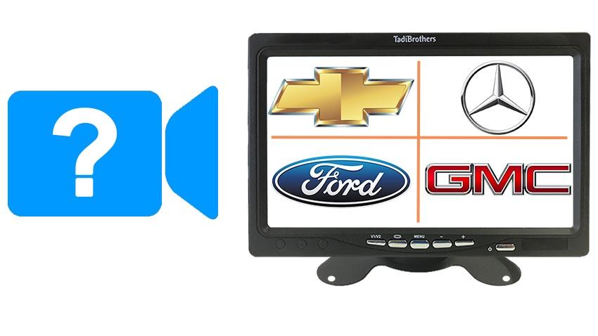 3rd Brake Light Backup Camera with Rear View Monitor