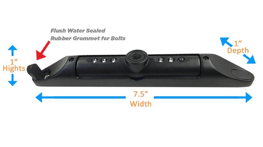 Motorcycle Backup Camera System with DVR in 1080P AHD (Waterproof Screen)