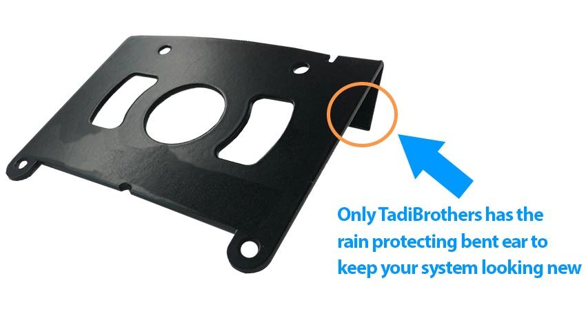 Furrion ® Compatible Backup Camera Bracket Adapter for FRCBRKT-BL with power adapter
