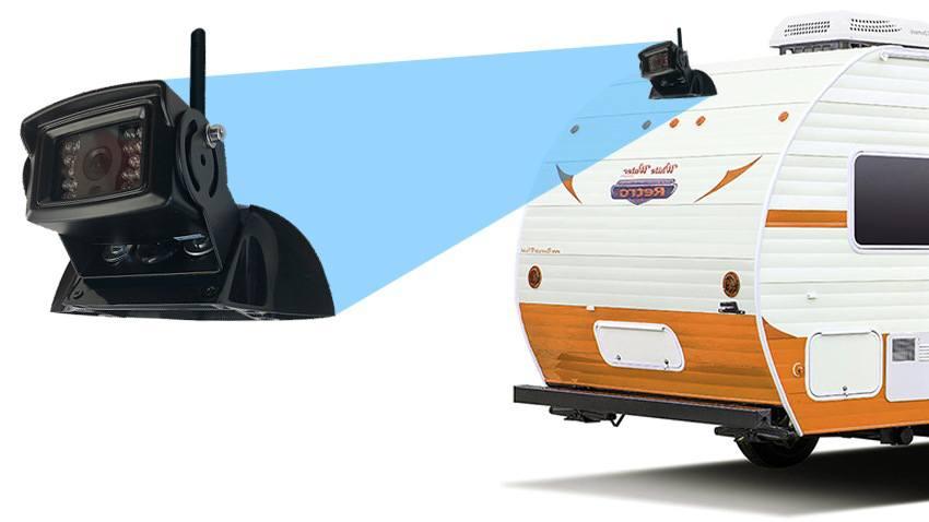 Furrion ® Compatible Backup Camera Bracket Adapter for FRCBRKT-BL with power adapter