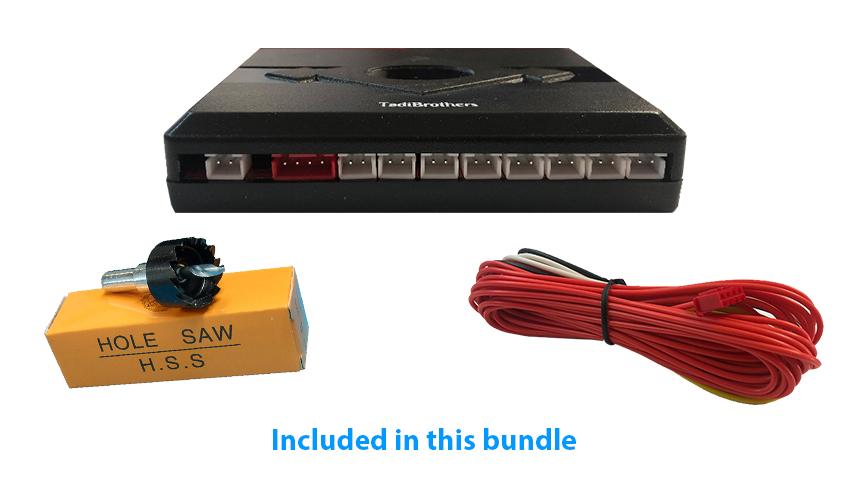 Parking Sensor System with 2.5-inch Flat Display