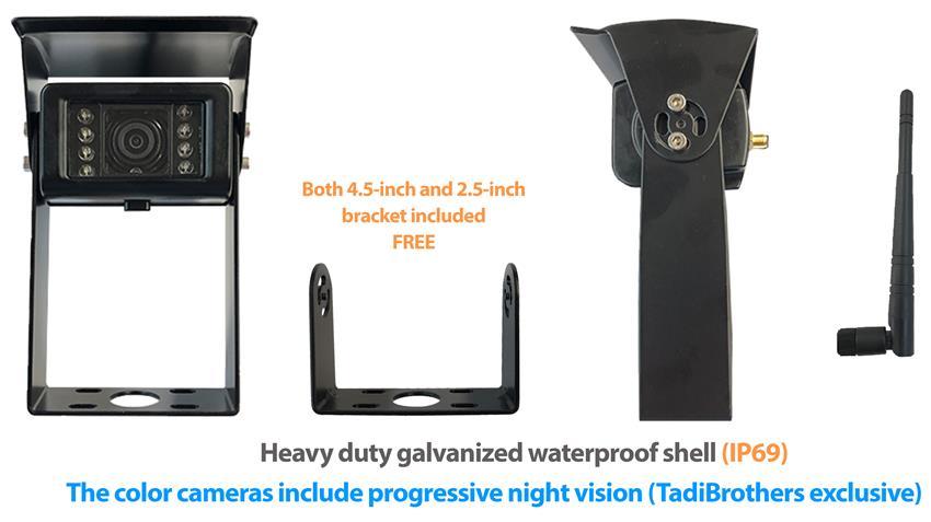 Digital Wireless 5th Wheel Backup Camera System with Mirror