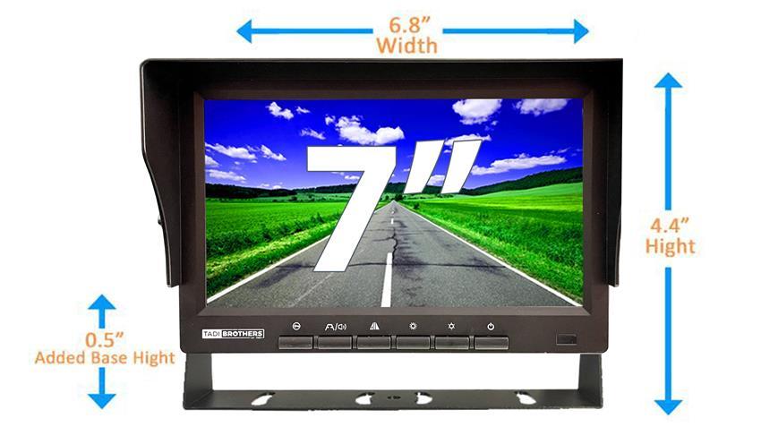 7-Inch Rear View Monitor for Digital WirelessBackup Camera (STN)