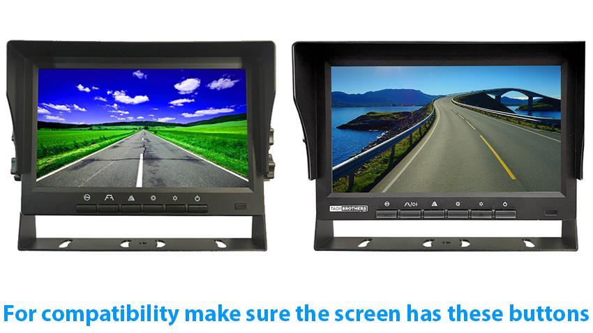 OVERSTOCK Digital Wireless Rear View System for RV with 1  RV Cameraand Two Side Cameras