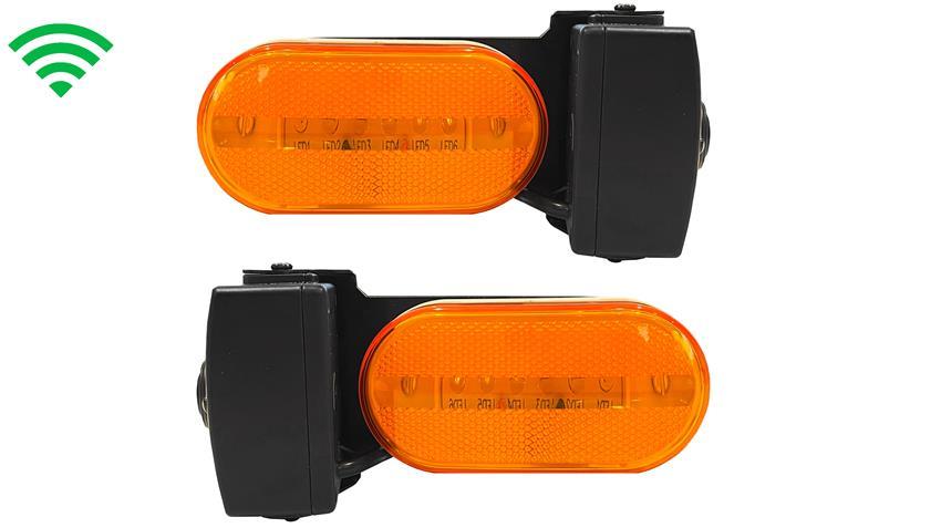 Digital Wireless Rear View 1080P System with 1  RV Camera and Two Marker Light Cameras (V3)