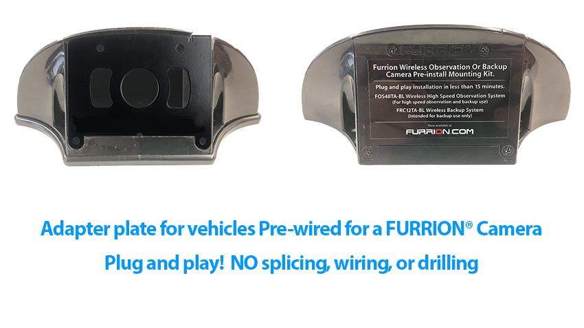 Furrion ® Compatible Backup Camera Bracket Adapter for FRCBRKT-BL with power adapter