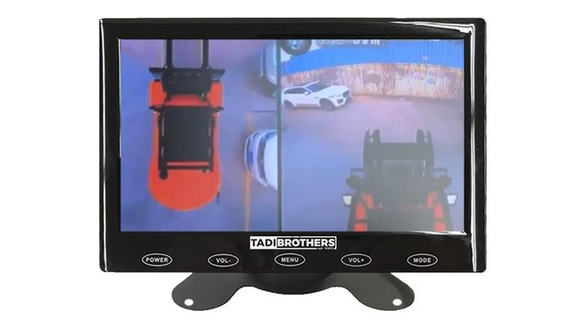 4G Remote Monitoring 360 Degree Forklift Camera System in 1080P and 3D ELD Included