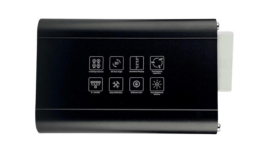 360° RV Camera System in 3D for Surround View with DVR (4 Cameras)