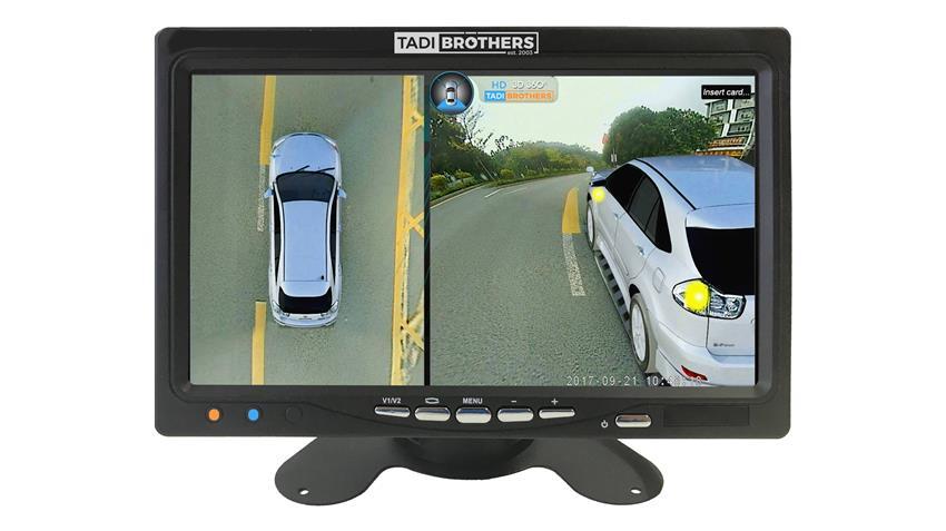 360° Helicopter Surround View Camera System – 1080P 3D Bird’s-Eye View with DVR