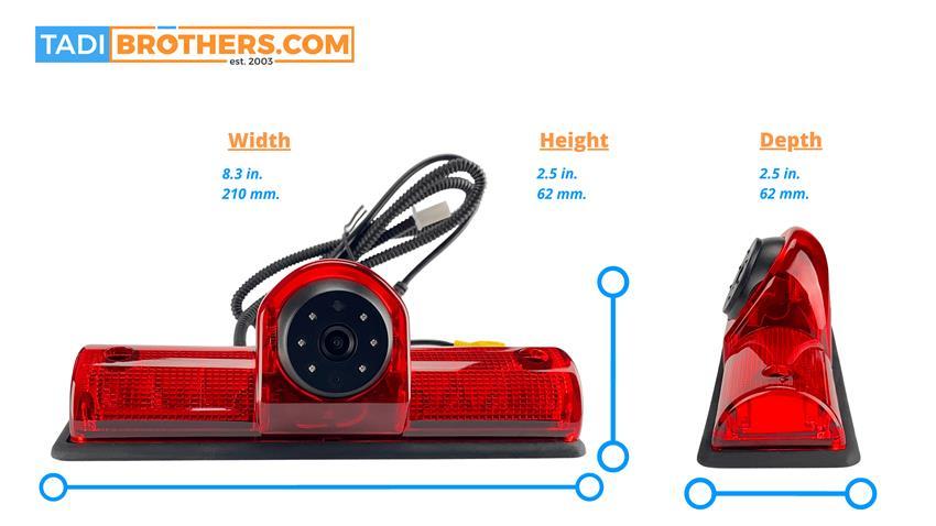 3rd Brake Light Backup Camera with Rear View Monitor