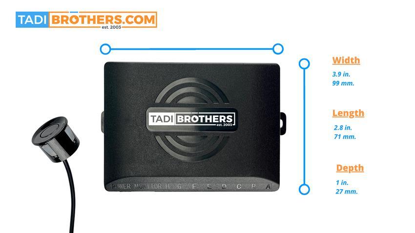 Parking Sensor System with 2.5-inch Flat Display