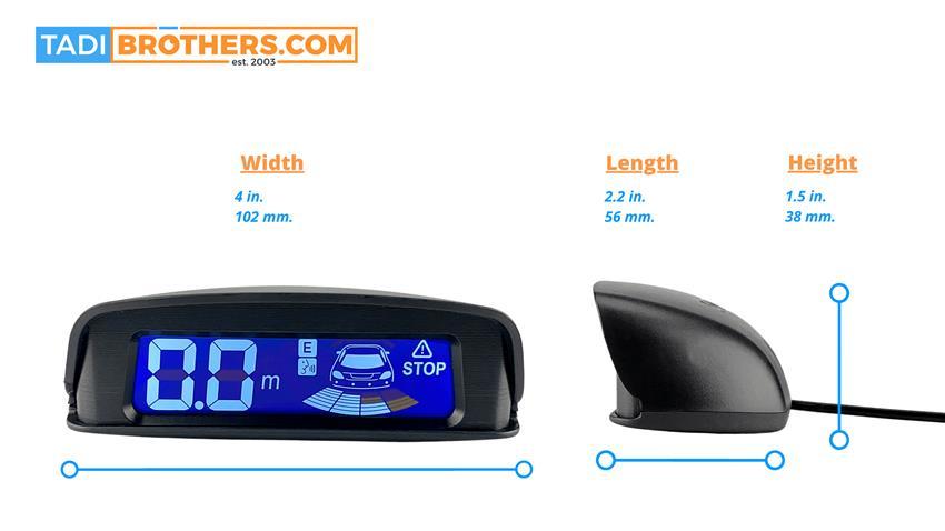 Parking Sensor System with 1.8-inch Display