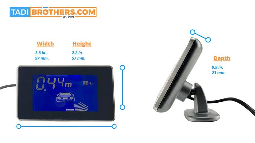 Parking Sensor System with 2.5-inch Flat Display