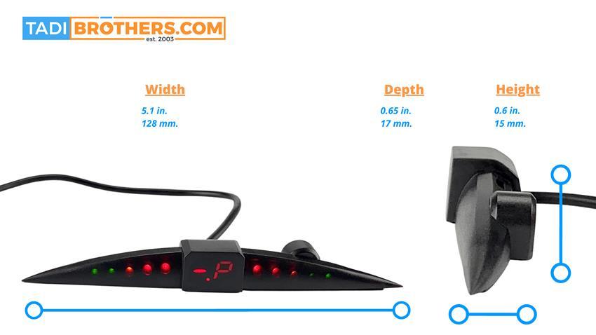 Parking Sensor System with Slim Display