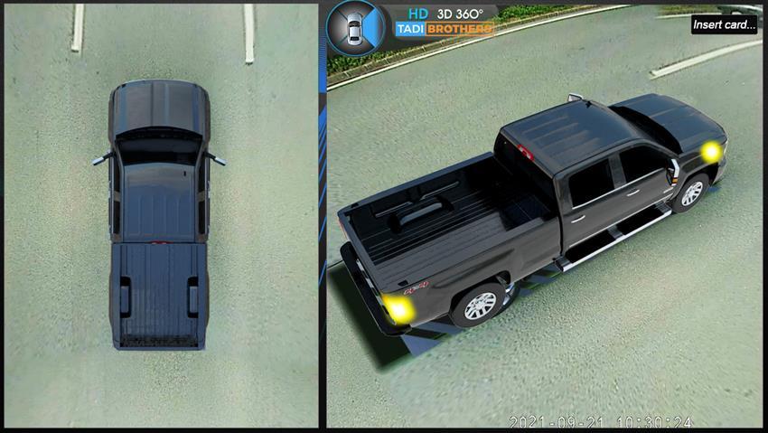 360° 3D Pickup Truck Camera System with DVR and AI Object Detection (2026 Model)