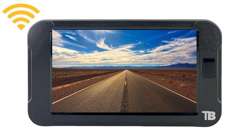 5-inch Screen for Digital Wireless  Solar Powered Camera (200ft Range)