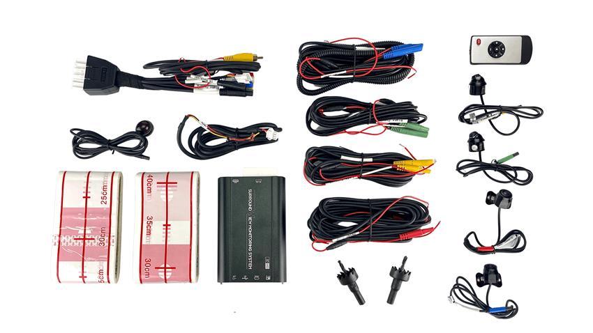 360 Degree Car Camera System in 3D for Surround View with DVR (V2)