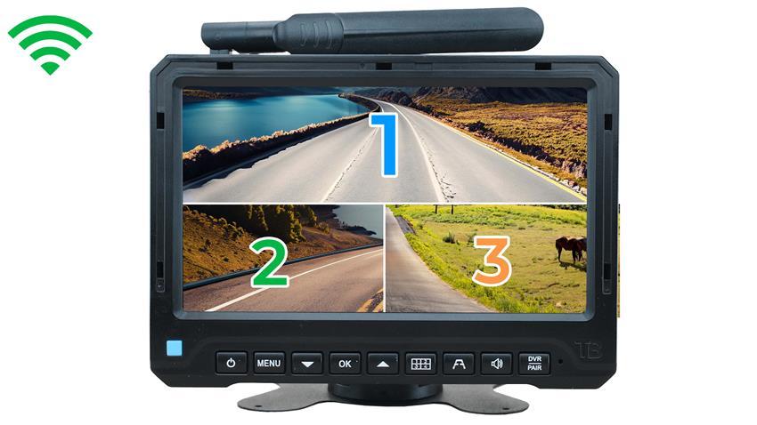 1080P Digital Wireless Rear View System with 1  RV Camera and Two Side Cameras (V3)