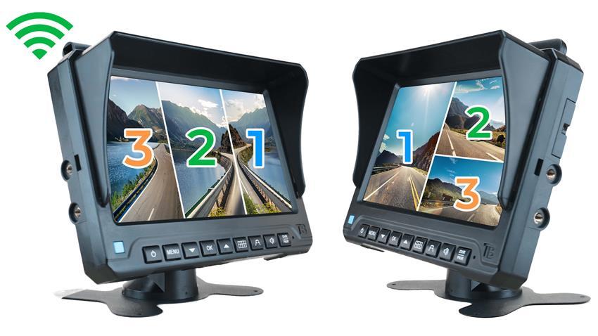 1080P Digital Wireless Rear View System with 1  RV Camera and Two Side Cameras (V3)