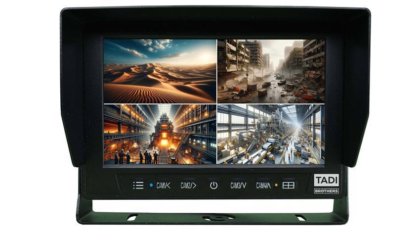Tactical 7-Inch Heavy Duty Monitor with an Anti Explosion Camera