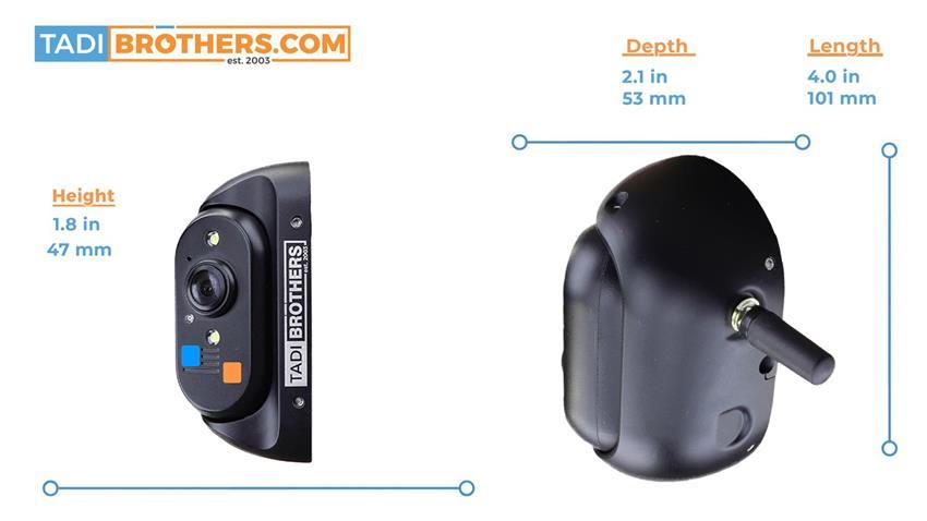 2 Digital Wireless Premium 1080P Side Cameras with Driver and Passenger sides 2025 (V3)