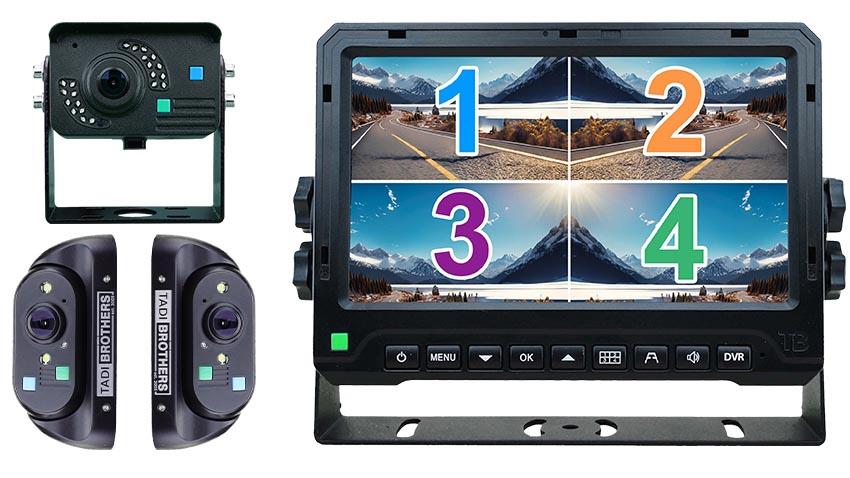 1080P Rear-View System for RVs with 3 AHD Cameras and Backup Monitor (2025)