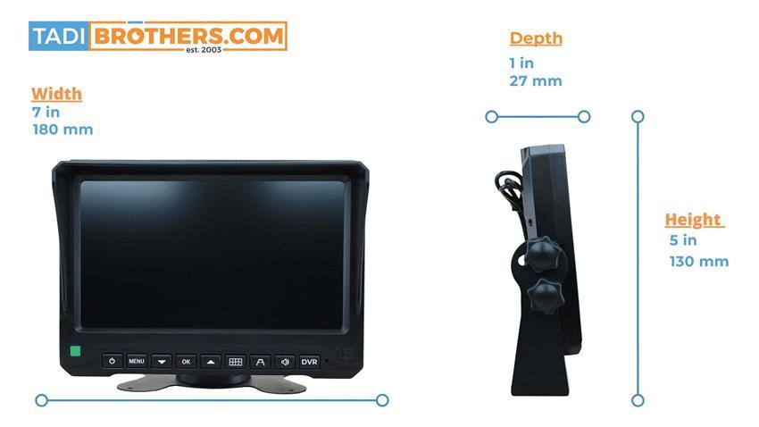 77GHz 4-Sensor Radar System with 1080P Monitor & 4-Camera Bundle