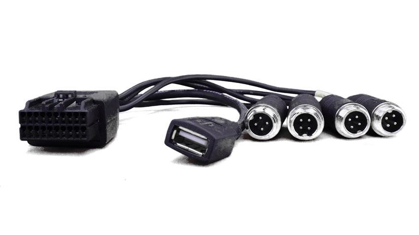 4G Cellular 360° Van Surround View Camera System in 3D for with with remote viewing (1080P)