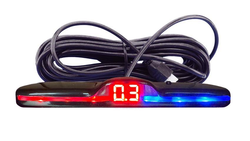 Parking Sensor System with Glowing LED Display