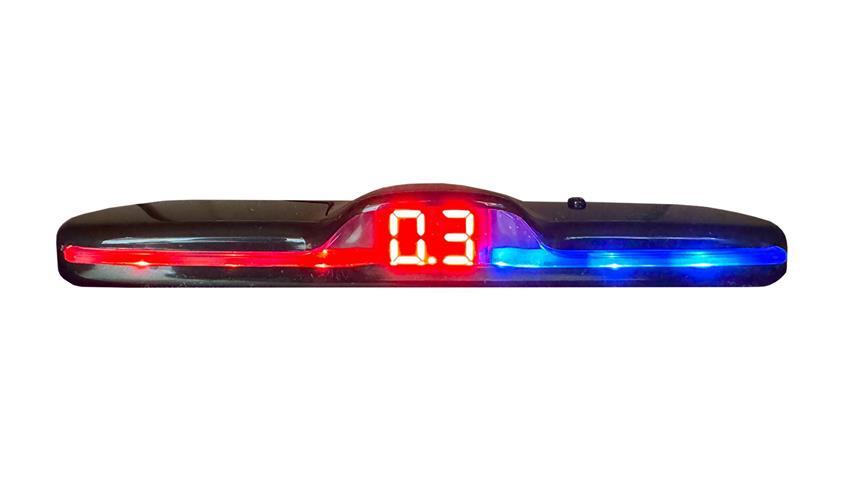 Parking Sensor System with Glowing LED Display