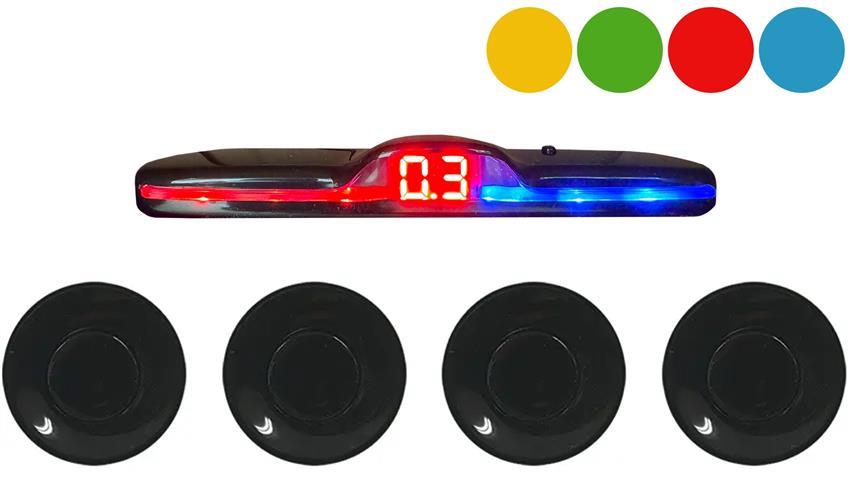 Parking Sensor System with Glowing LED Display