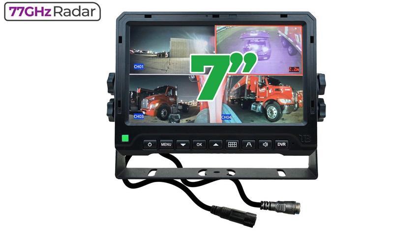 77GHz 4-Sensor Radar System with 1080P Monitor & 4-Camera Bundle