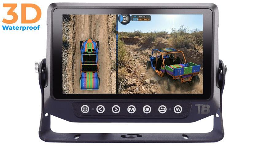 360° Dune Buggy Camera System in 3D for Surround View with DVR in 1080P (2026 V3)